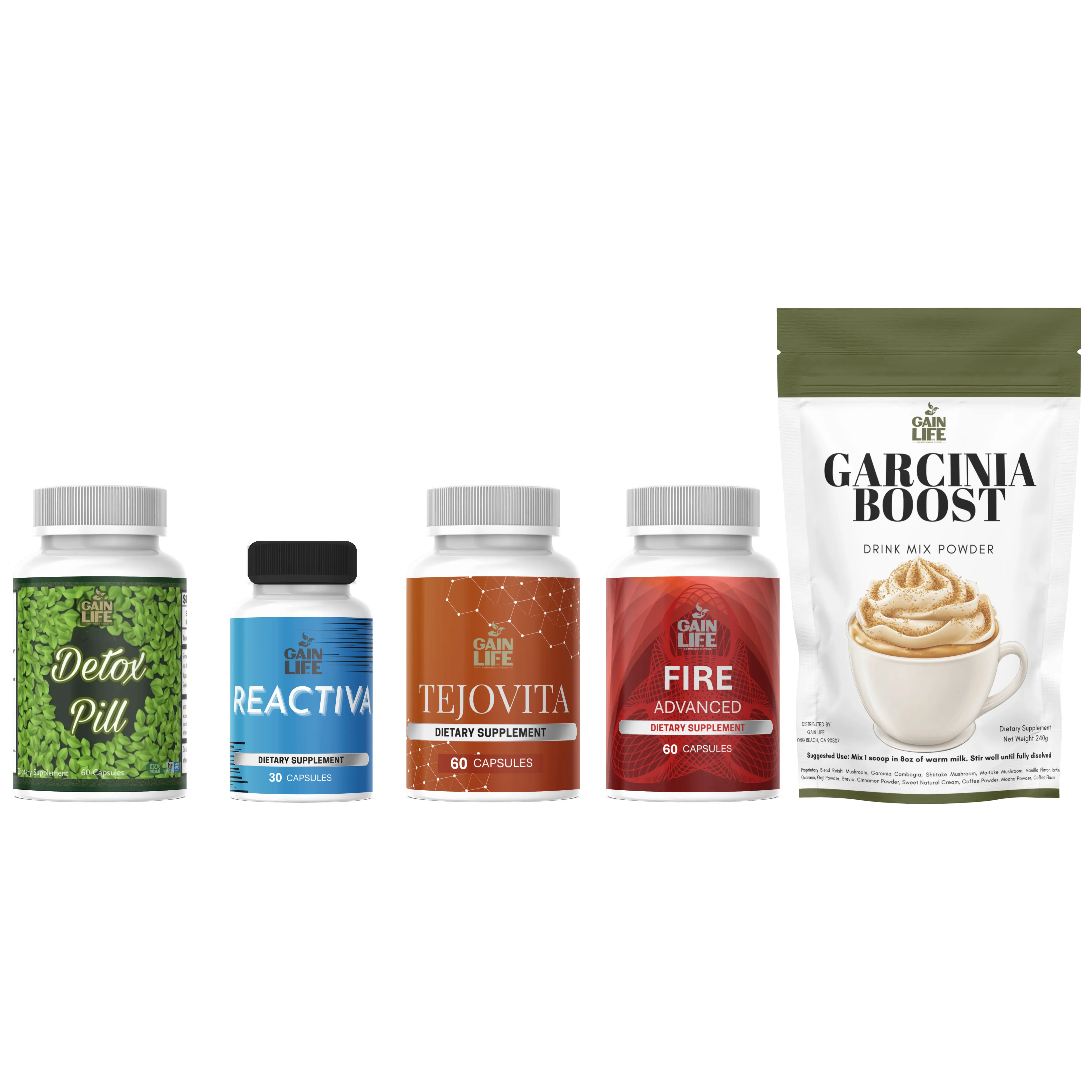 Gain Life Advanced Daily Wellness Formula Dietary Supplement with Essential Vitamins for Nutritional Support
