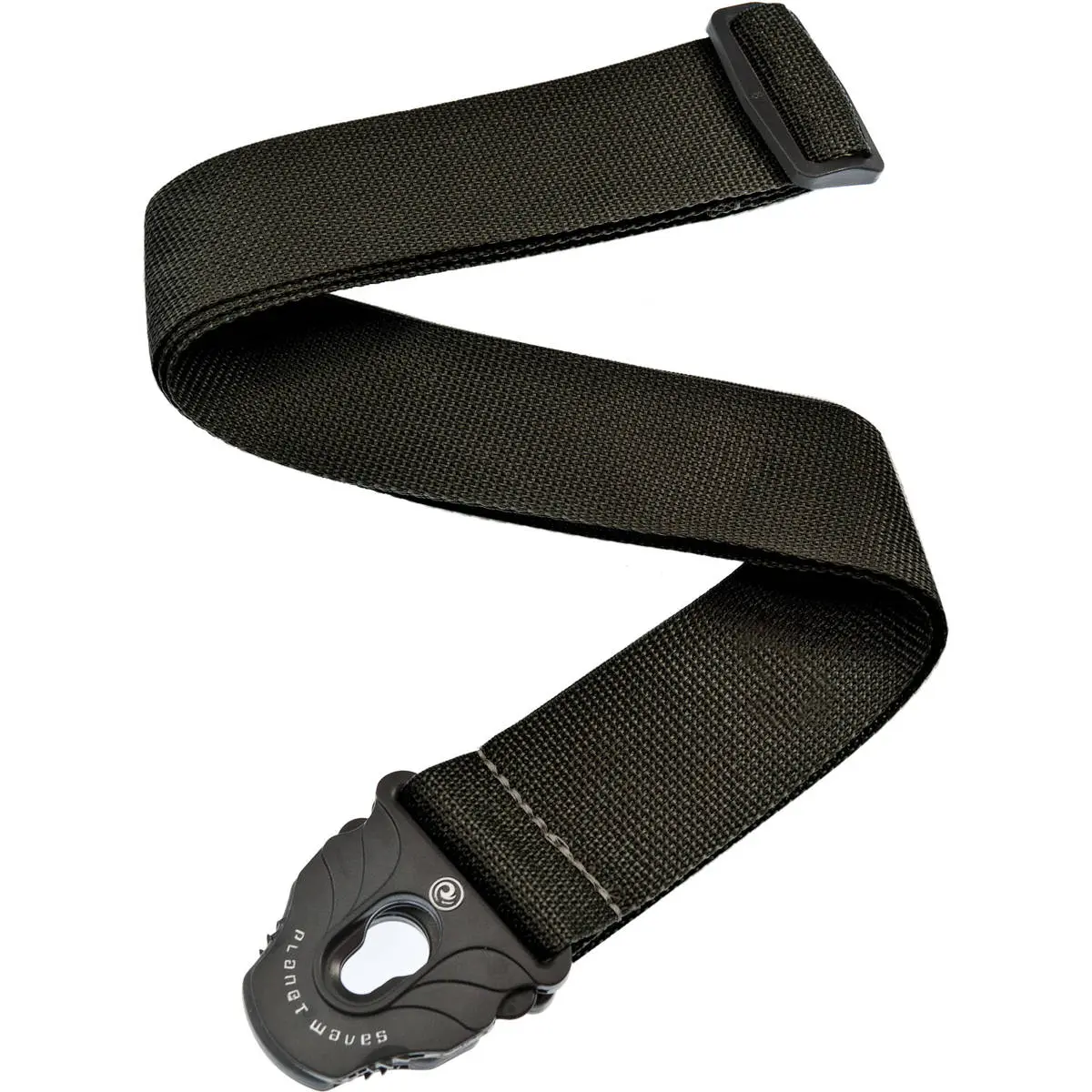 D'Addario Accessories Locking Guitar Strap -      Guitar Accessories - Electric Guitar Strap,       Acoustic Guitar Strap, Acoustic Electric Guitar   Strap & Bass Guitar Strap - Black