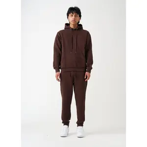 Brown Heavy Blend Fleece SweatSuit