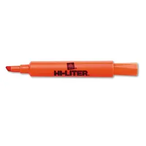 Avery Desk Style Highlighter- Chisel Tip- Fluorescent Orange Ink- 12-Pk