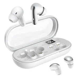 2 in 1 Wireless Bluetooth Earbuds Set, Dual Pair Earphones, Sleep-Fit Soft Design, 76H Long Battery, Tap Control for Travel Work & Side Sleeping tiktokshopspringglowup