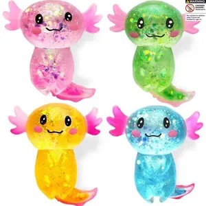 4 Pack Cute Squishy Stress Relief Toys Set, Soft Maltose Feeling Sensory Bundle Fidget Pack for Adults & Kids, Ultra Soft Slow Rising Balls, Anxiety Relief Birthday Party Gifts, Squishy Fidgets, Slow Rise Squishy