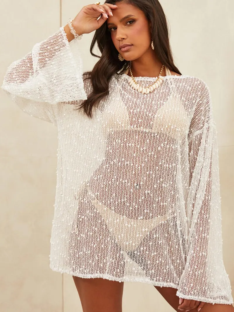sweater cover up for dresses - TikTok Shop