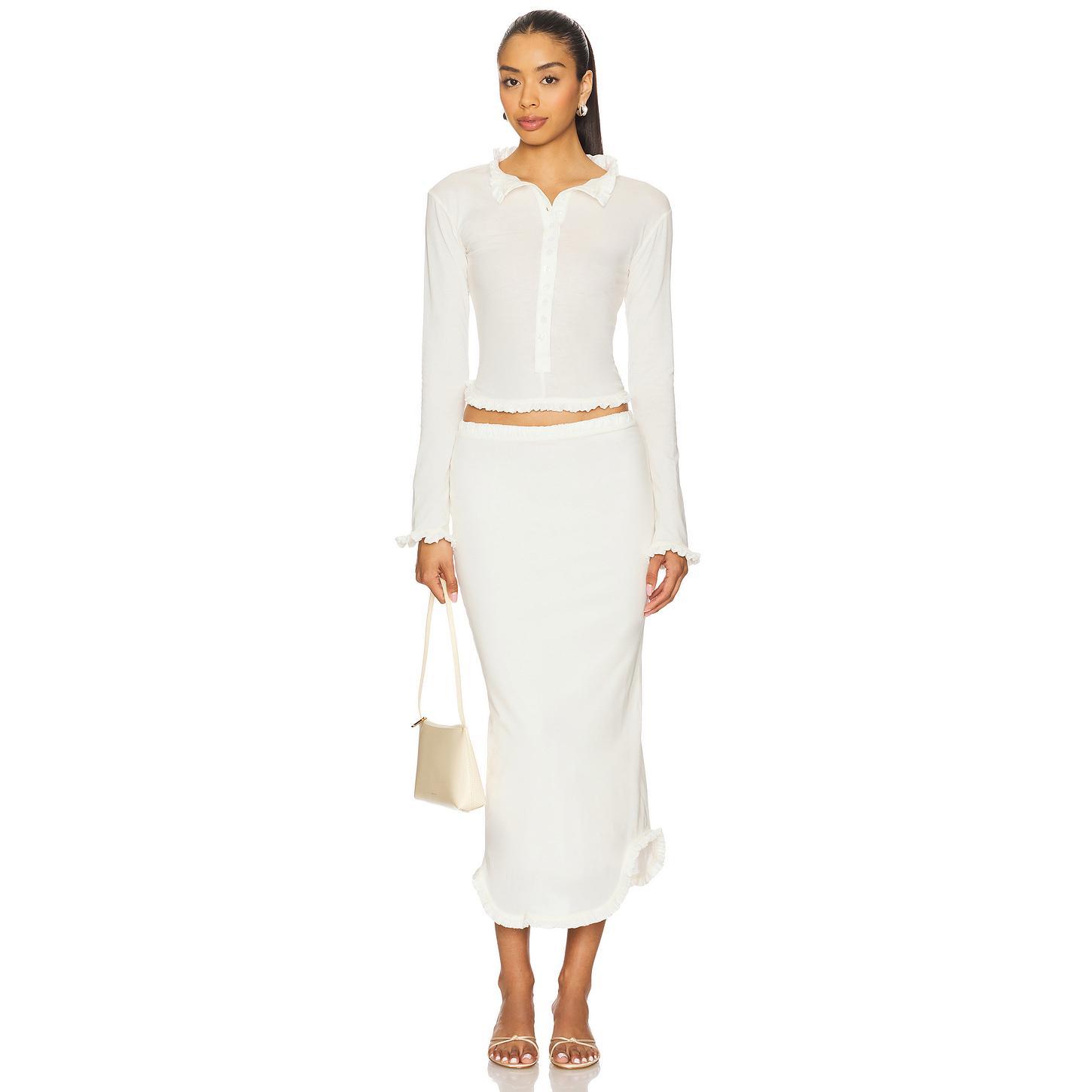 The Line by K Marion Skirt in Off-white