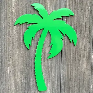 Palm Tree Metal Sign Cutout - Tropical Palm Tree Silhouette Metal Sign - Perfect for Any Home Decor