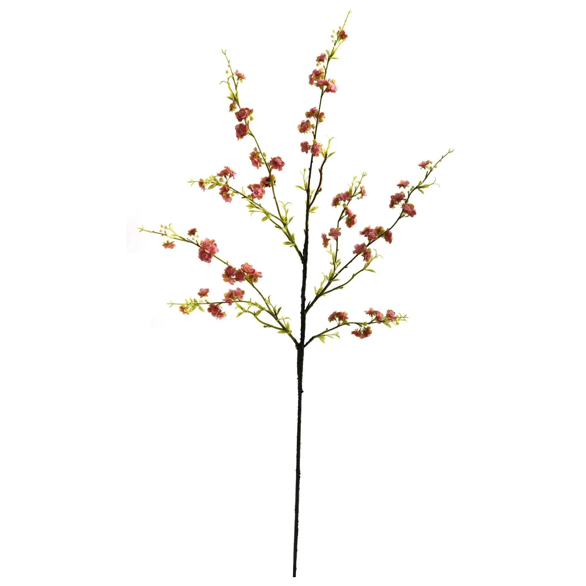 6-Piece 38-in Tall Wispy Artificial Cherry Blossom Stems, Floral Decor for Home Vase Arrangements