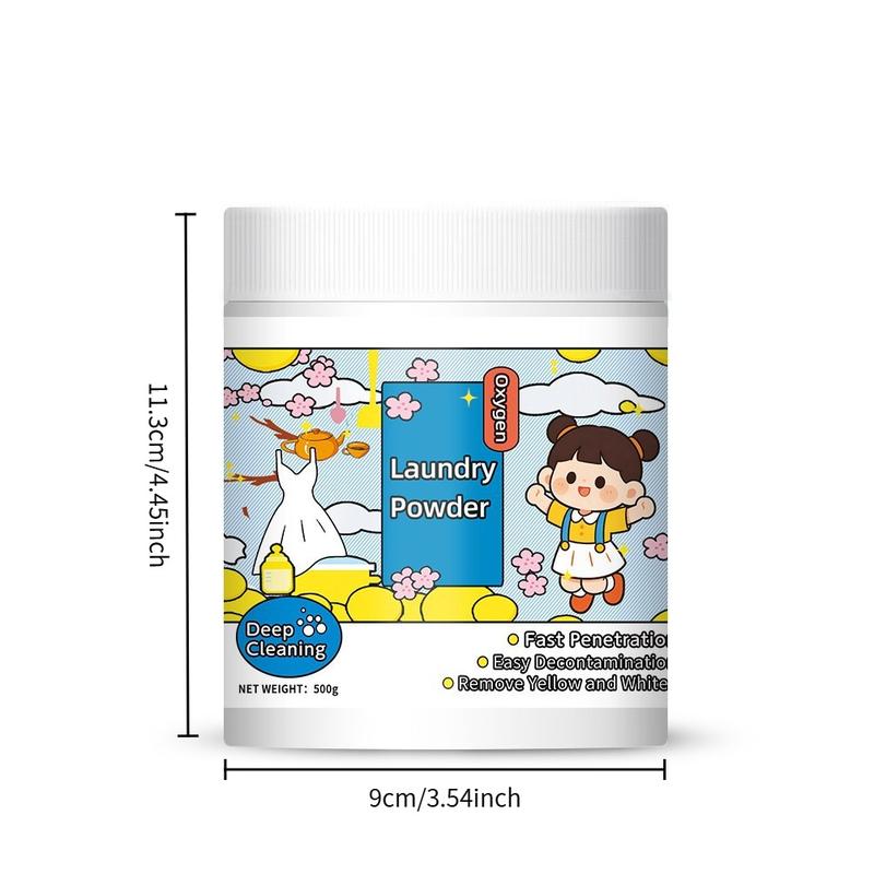 Multi-Purpose Oxygen Cleaner Deep Cleans Sneakers, Laundry, & Stains, Effective Stain Removal ,Color Brightening Formula, Effective for All Fabrics Color-Safe Laundry Booster Powder | Erases Yellowing, Wine, Grease, Makeup