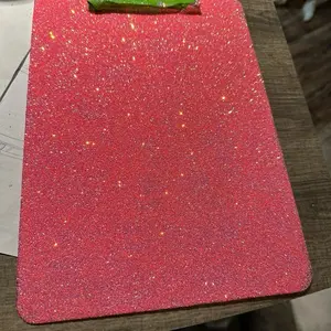 Custom Preschool Diaper Chart for Workday Care - Versatile & Customizable Glitter Clipboard for Essential Needs