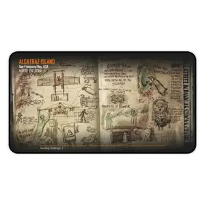Mob Of The Dead Loading Screen Black Ops Zombies Desk Mat - Anti-Slip Rubber Base Extra Large Gaming Mousepad - Desk Accesories
