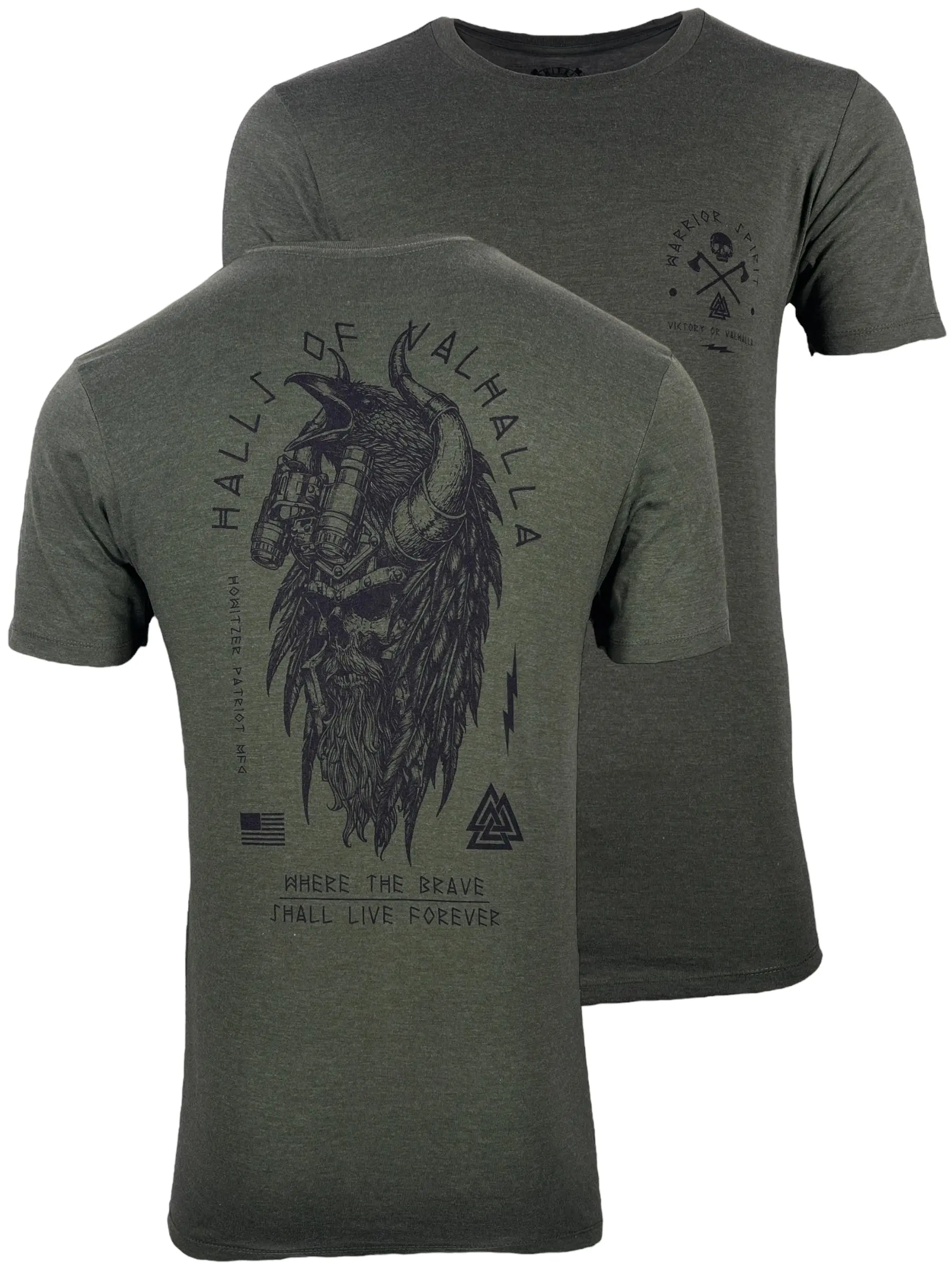 Howitzer Style Men's T-Shirt Halls Military Grunt MFG, Casual T-Shirts, Charitable Donations, Cotton, Graphic