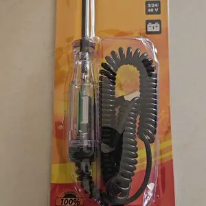 Enhanced Automotive Test Light, 3V-48V Digital Fuse Tester with Automatic Bidirectional Tester, Portable Design, and Precise Measurement for , RV, and