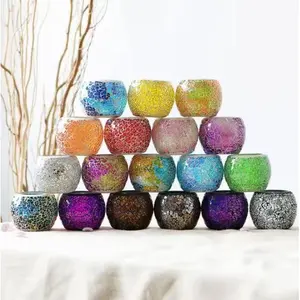 Glass Candle Holder