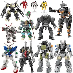 War Robot Building Blocks MOC Exoskeleton Combat Mecha Infantry Robot Model DIY Adult Kids Puzzle Assembling Toys Birthday Gift