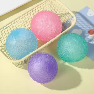 Hot children's pinch music decompression toy personalized cold grass ball TPR soft rubber decompression vent ball