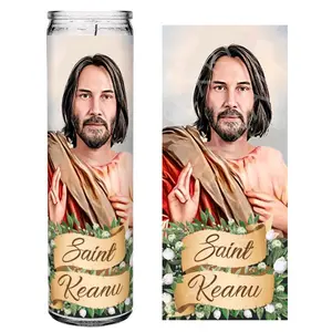 Saint Keanu Reeves Celebrity Prayer Candle Gift