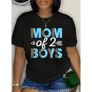 100% Cotton Mom Of T-Shirt |     Cute Mama Mommy Graphic Tee – Perfect Mother’s Day Gift Idea For WomenWUujb shop