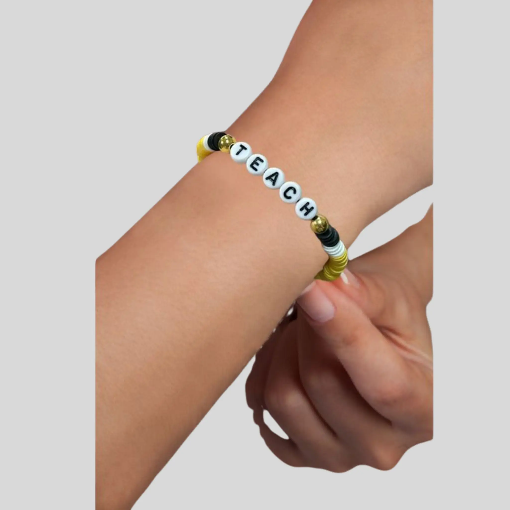Teach Teacher Beaded Bracelet