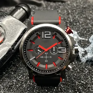 Hip Hop Men's Watch, Urban Street Style Quartz Watch for Men, Casual Sports Wristwatch for Teen Boys plastic case