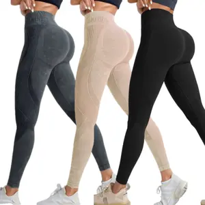 Women's Solid High Waist Sports Tummy Control Leggings High Stretch Seamless Yoga Leggings for Indoor & Outdoor Wear Sporty Stretch Gym Bottoms