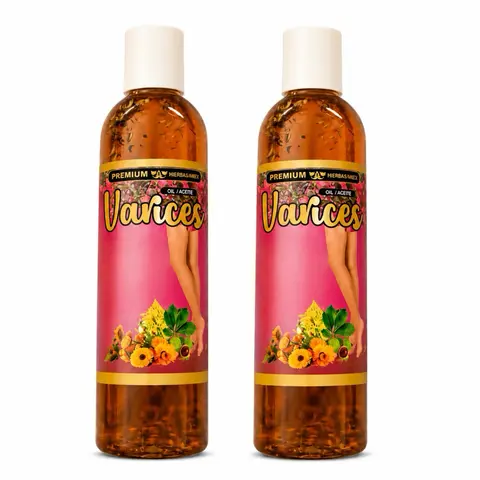 2 Pack Aceite de Varices Varicose Veins Body Oil Premium Natural 30 ML. Massage Oil Masaje Organic Oil Body Care Oil