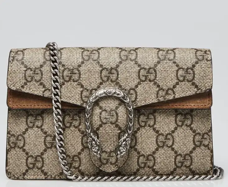 Pre-owned GUCCI canvas Crossbody Bags Dionysus GG Supreme Super Mini Bag d1034