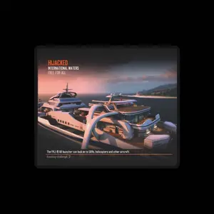 Custom Call of Duty mouse pad map "HIJACKED" - Stylish Office Decor, Gaming Pad, Gift for Professionals, Home Office Essential, Unique Desk Accessory