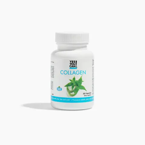 Yes You Can! Collagen Capsules - Promote Healthy Hair, Skin, Nails with 290mg Bovine Collagen, Vitamin A, D3, Zinc, Copper - 120 Capsules