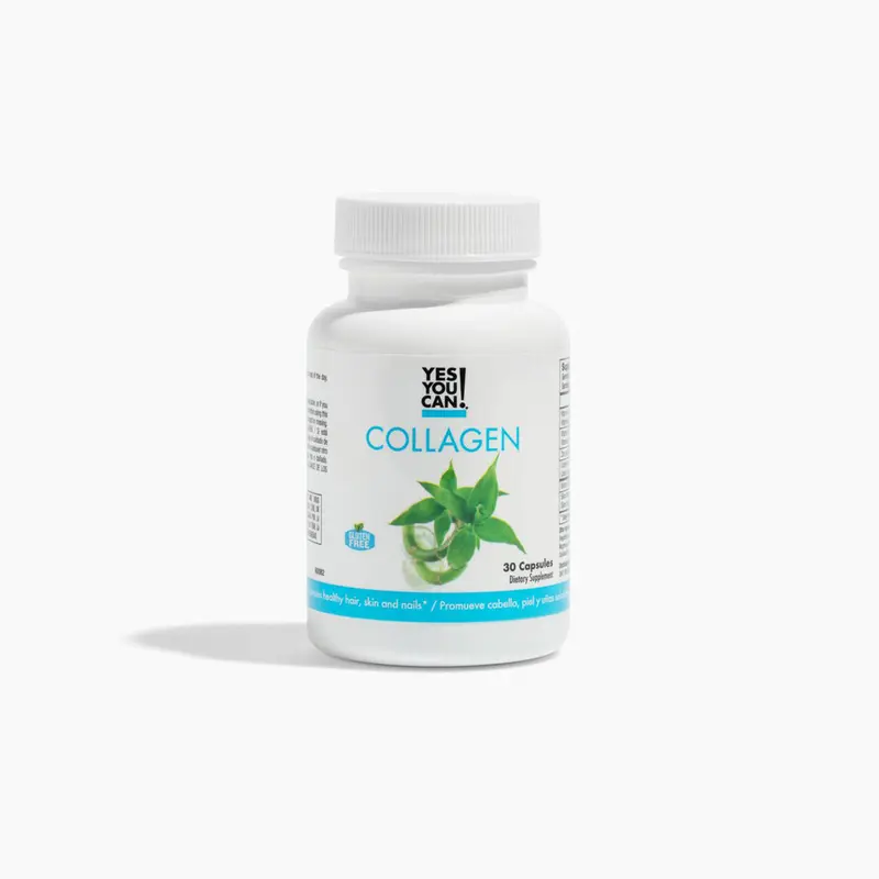 Yes You Can! Collagen Capsules - Promote Healthy Hair, Skin, Nails with 290mg Bovine Collagen, Vitamin A, D3, Zinc, Copper - 120 Capsules