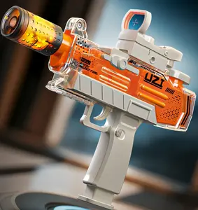 Electric Gun, Automatic Squirt Guns with MuzzleFlashUp to 8m Range, Strongest for Kids Adults Outdoor Summer Swimming Pool BeachGame