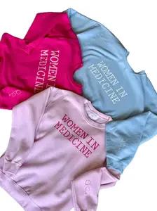 Women in Medicine Crewneck Sweatshirt - Shirt with Stethoscope Design