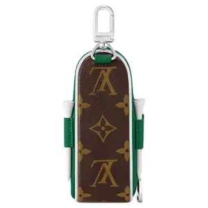 Louis Vuitton Andrews Golf Kit Bag – Unisex Monogram Coated Canvas with Leather Trim, Brown and Green Contrast