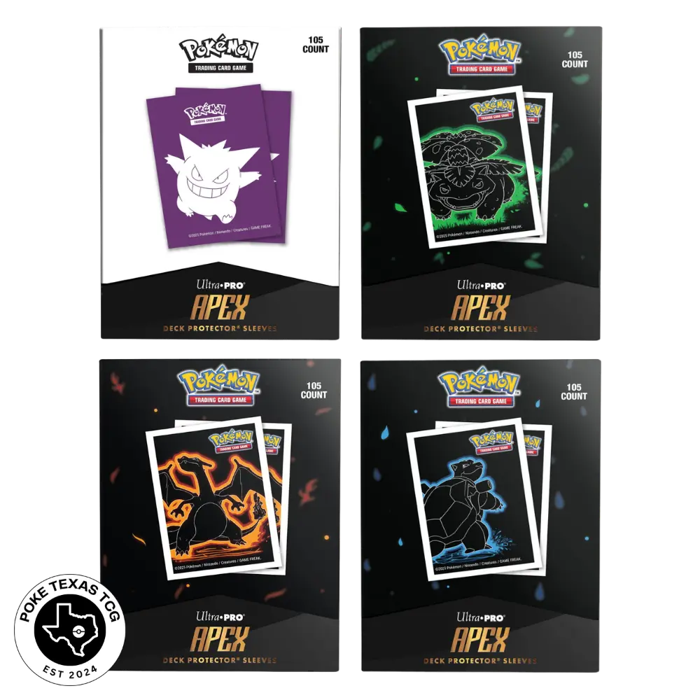 Ultra Pro Pokemon APEX Deck Protector Sleeves - Trading Card Accessories