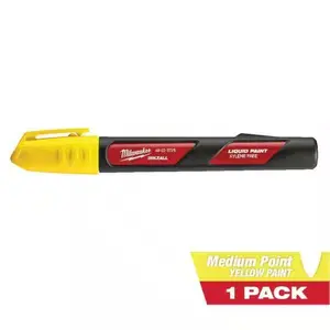 INKZALL Yellow Permanent Paint Marker
