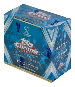 2024/25 Topps Chrome Sapphire UEFA Women's Champions League Soccer Hobby Box