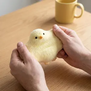 [BOGO] 2-Pack Handmade Chick Taba Squishy Super Soft Silicone Fidget Toy for Stress Relief, Stress-relief slime toys, cute slime dolls for party giveaways, 2026 Viral Desk Toy & Gift，Perfect Gift for Valentine's Day Father's Day Anniversary
