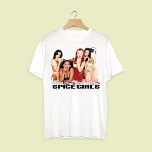 [SALE OFF 25%] Spice Girls Shirt, Vintage Spice Girls Wannabe T-Shirt Country Music Men Tee