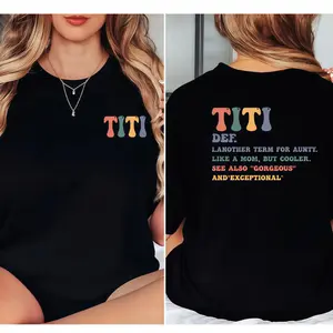 Titi Shirt for Aunties – Perfect Sister Gift and Baby Announcement