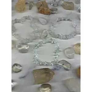 Clear Quartz Chip Bracelet