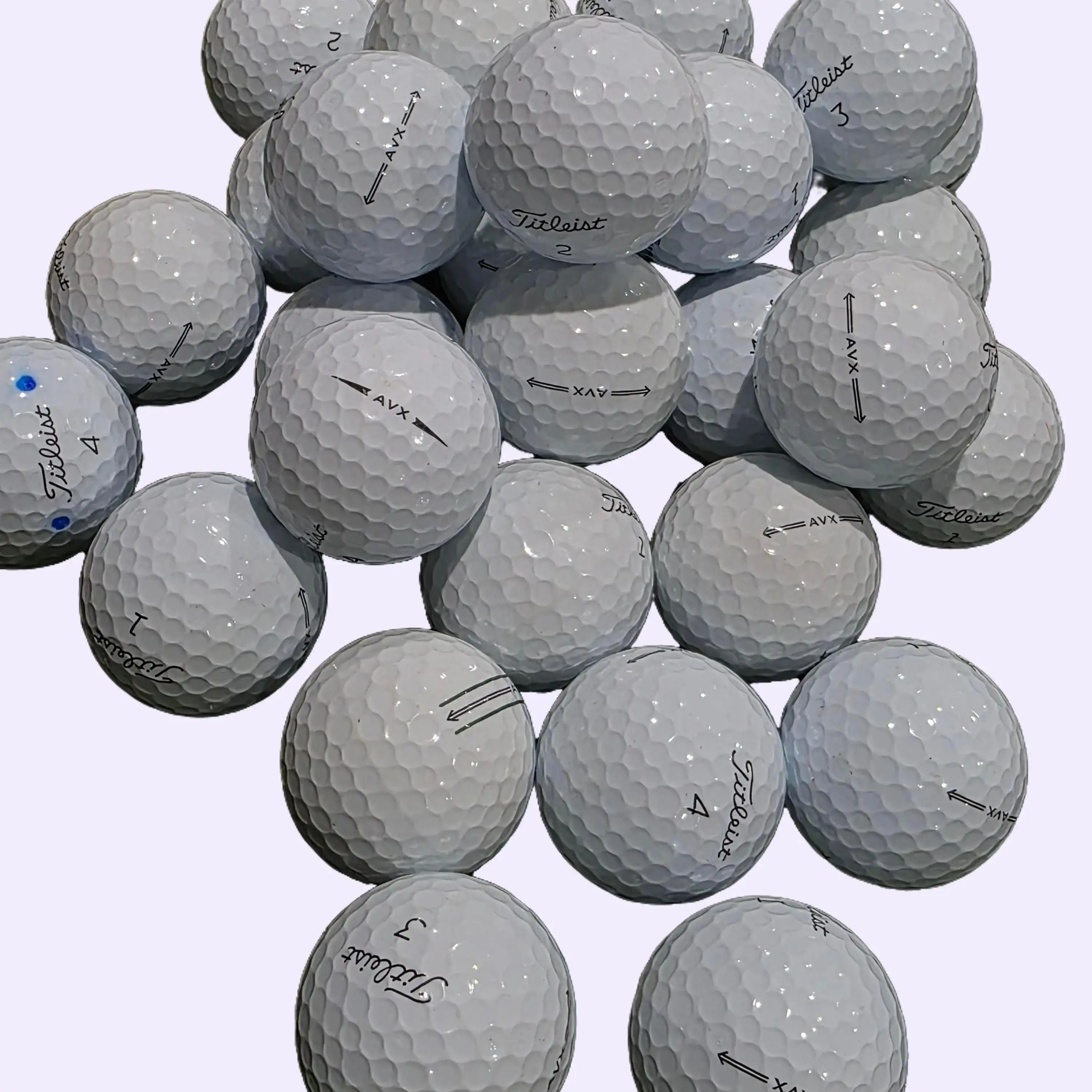 24 ball 5A-4A Titleist AVX mix- White/Yellow 24 ball 5A-4A Titleist AVX mix- White/Yellow