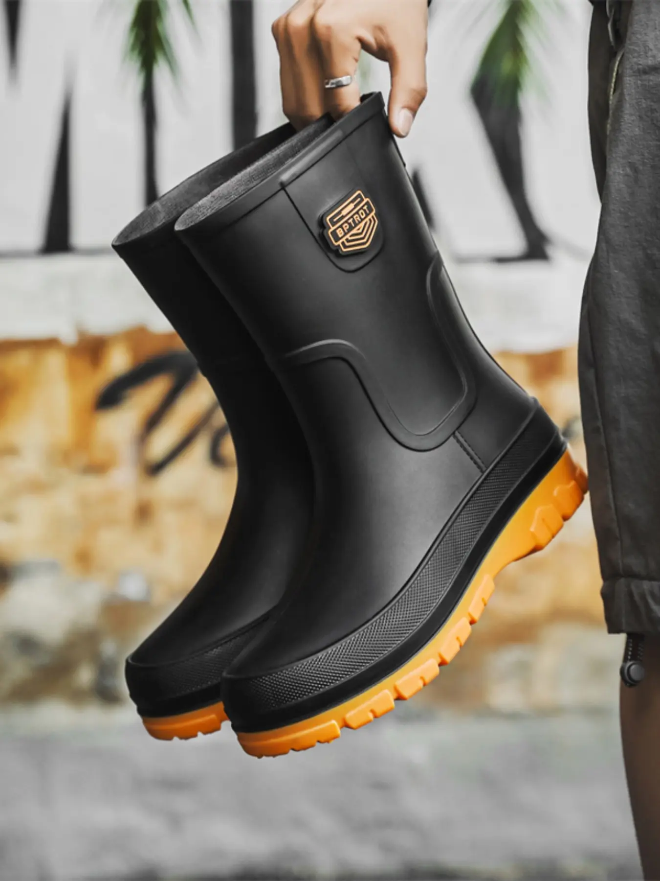 Balenciaga Crocs Men Rain Boots Balenciaga Rain Boots TikTok Shop