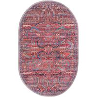 Rust Red - A 2'  x  3' Oval