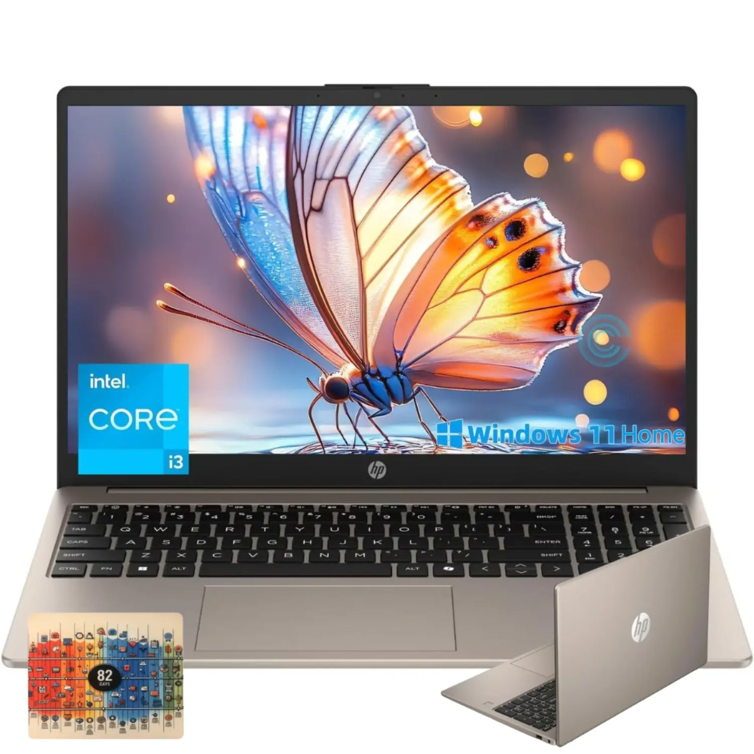 HP 15.6 Touchscreen Laptop, Core i3-N305,up to 32GB RAM, 512GB SSD | 15.6'' FHD Touch Display, Windows 11 Home, Intel UHD Graphics, Laptop for Student & Business, Wi-Fi 6, Bluetooth 5.3,Bundle Accessories