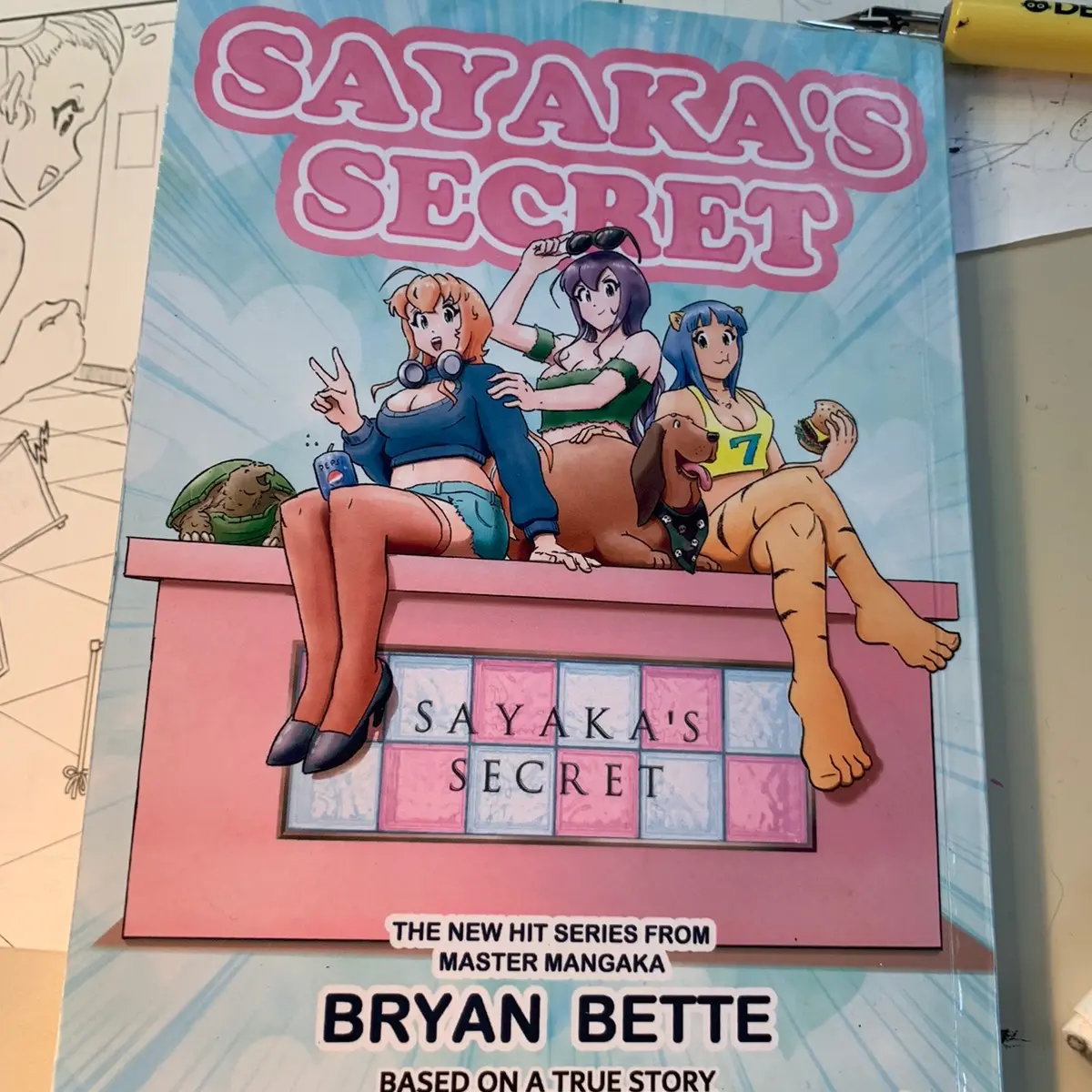 Sayaka’s Secret manga book, 4 chapters  80+ pages of high quality story