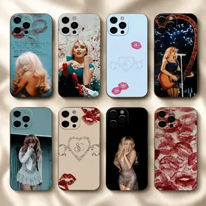 Singer S-Sabrina C-Carpenter Phone Case Compatible with iPhone 17, 16, 15, 14, 13, 12, 11, X & Galaxy – check our available sizes.