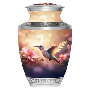Hummingbird - Pink - Adult Cremation Urn