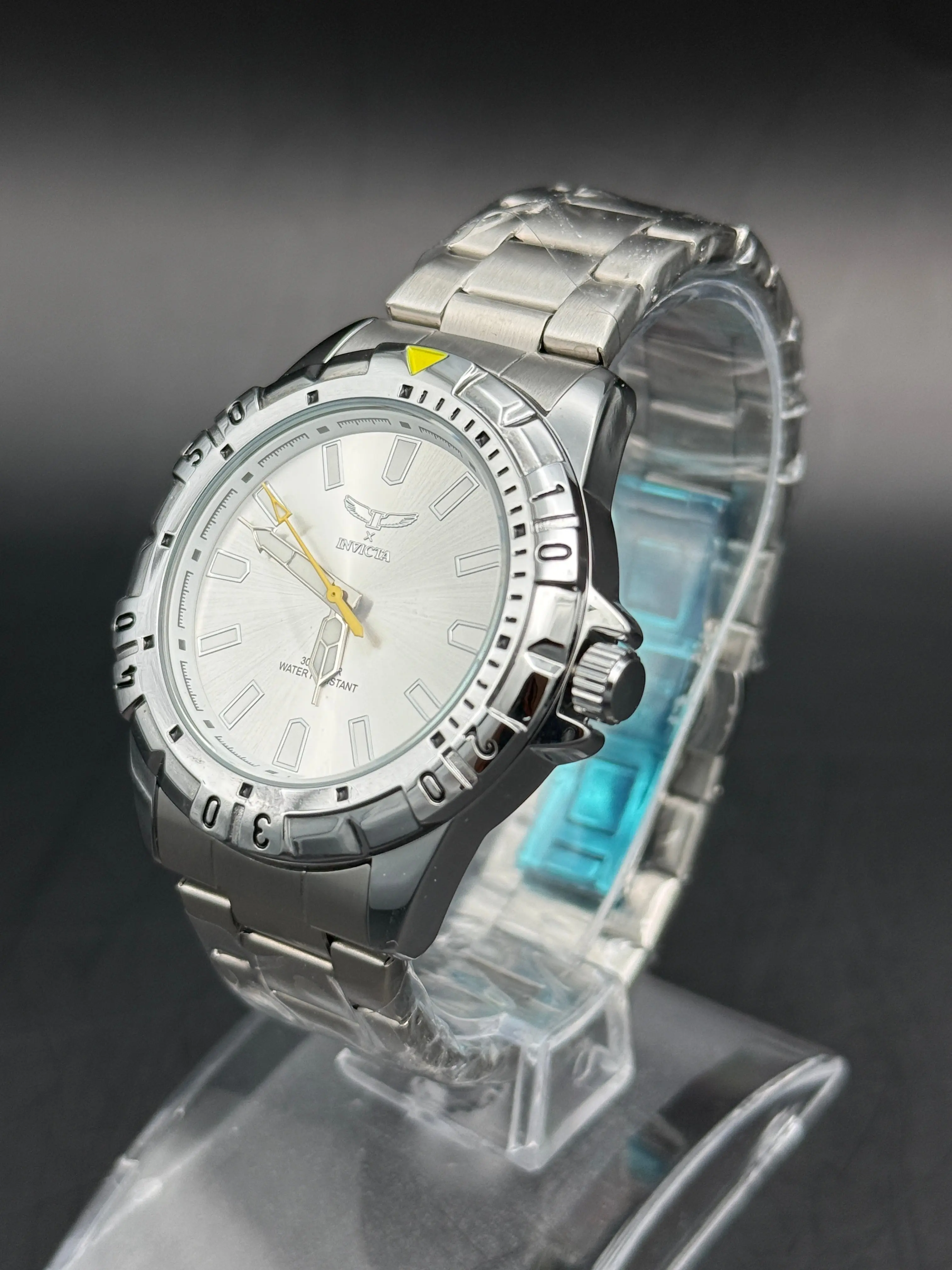 Invicta 69039 Silver Dial Stainless Steel Quartz Watch