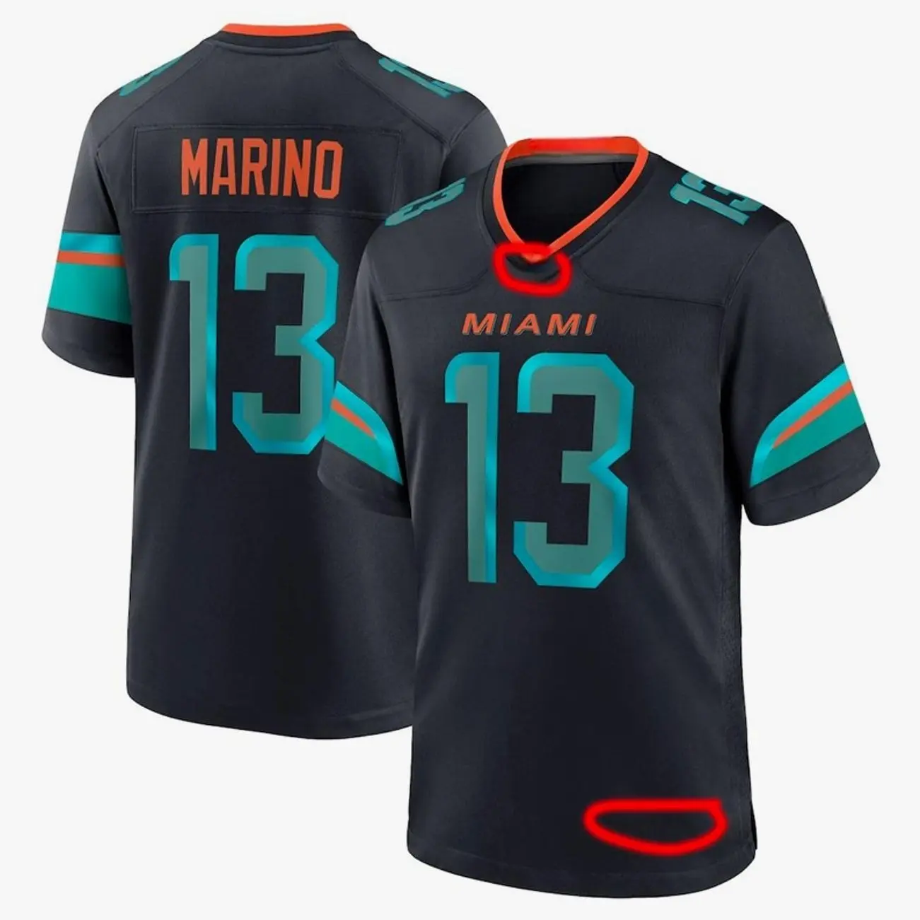 Marino #13 Football Game Day Jersey - Men's & Women's Athletic Fan Collectible Shirt, Gift For Fans, Trending 2026 F
