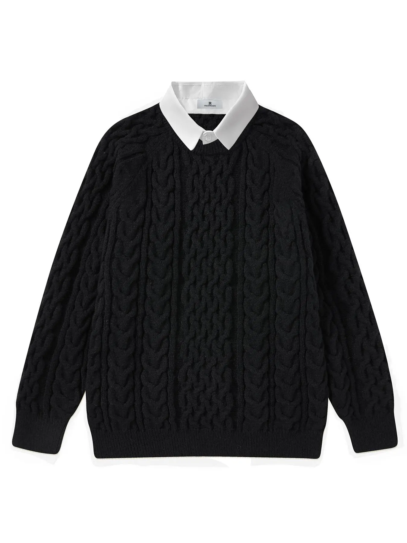 Men's   Patchwork  Knit Sweater, Regular Fit Casual Comfy Long Sleeve Jumper for Fall & Winter, Men's Knitwear for Daily Wear, Casual Fashion Knitwear, Casual Comfy Pullover