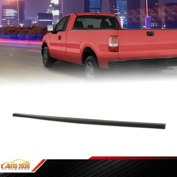 Black ABS Plastic Molded Trim Cap - 1 Pc Tailgate Molding, Paint-Ready Tailgate Top Protector, Automotive Vehicle Accessory, Car Accessories for 2005-2008 Ford F150 Styleside Truck, Vehicle-Specific Fit (Verify Lincoln Model Fitment), Truck Accessories