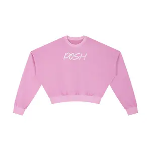 🖤 POSH Vintage Washed Cropped Sweatshirt